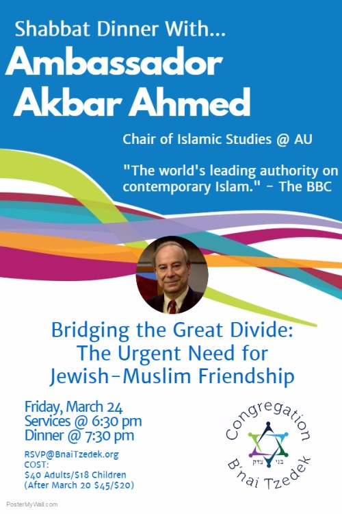 Shabbat Dinner With... Amb Ahmed